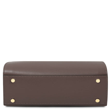 Maisy - Leather top handle bag in smooth leather | TL142459