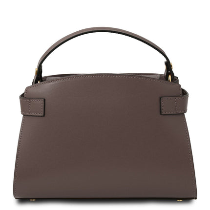 Maisy - Leather top handle bag in smooth leather | TL142459