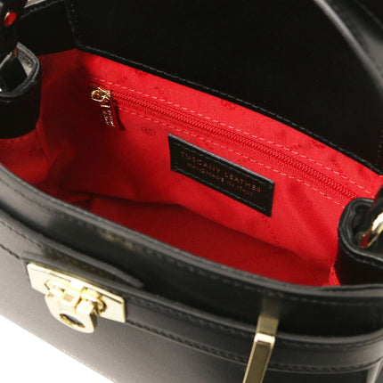 Maisy - Leather top handle bag in smooth leather | TL142459