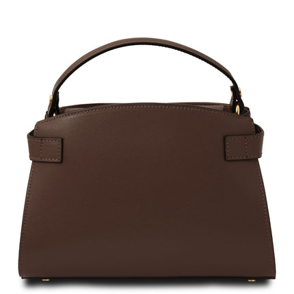 Maisy - Leather top handle bag in smooth leather | TL142459