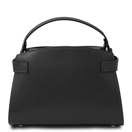 Maisy - Leather top handle bag in smooth leather | TL142459