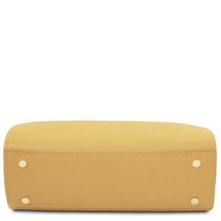 Maisy - Leather top handle bag - Medium size | TL142455