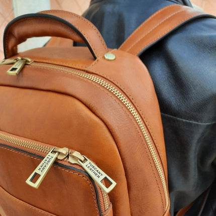 Melbourne - Italian leather laptop backpack | TL142205