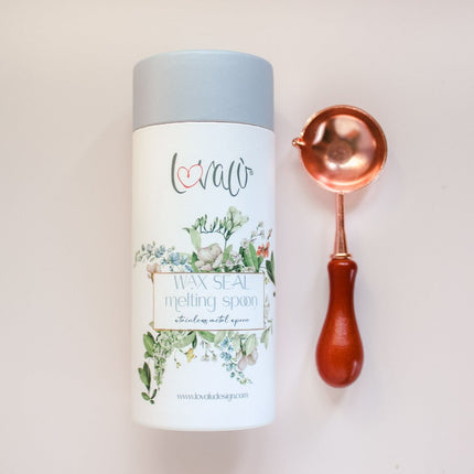 Melting spoon - wooden handle