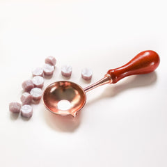 Melting spoon - wooden handle