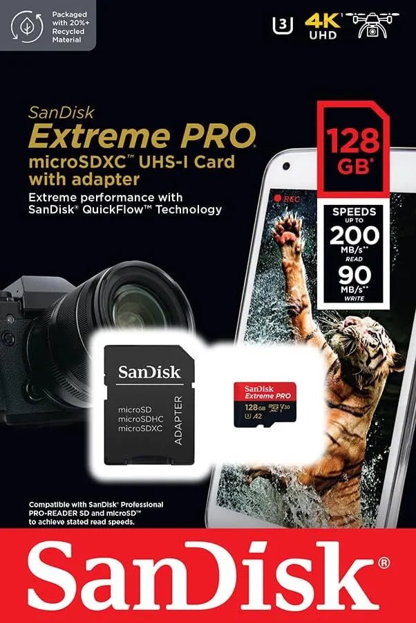 micro - SD Sandisk Extreme PRO 128GB