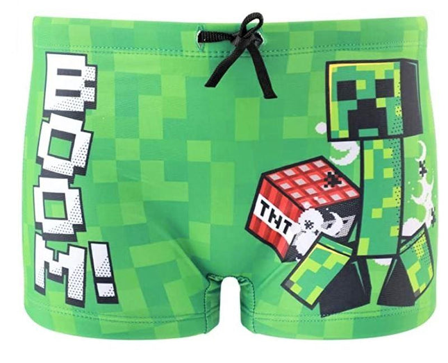 MINECRAFT: BOOM TNT - COSTUME DA BAGNO BOXER 10 ANNI (140cm)