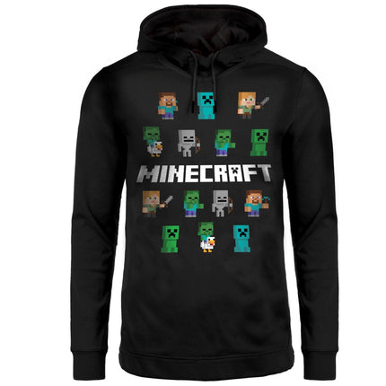 MINECRAFT PERSONAGGI FELPA 9/11 ANNI NERA