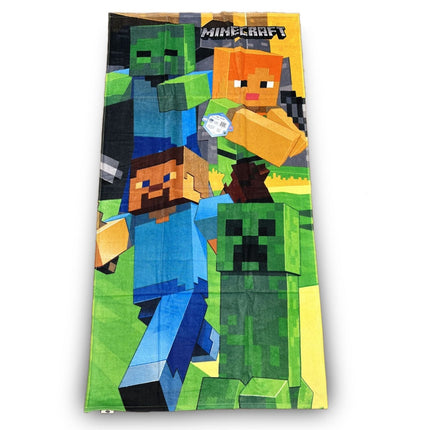 MINECRAFT - Telo mare "Steve ed Alex" (70 x 140cm)