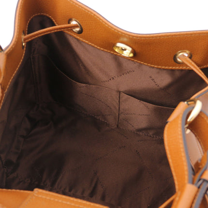 Minerva - Leather bucket bag | TL142145