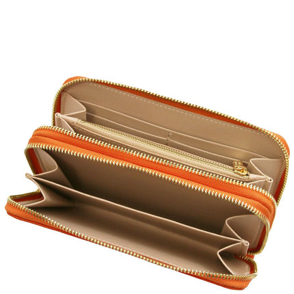 Mira - Double zip around leather wallet | TL142331