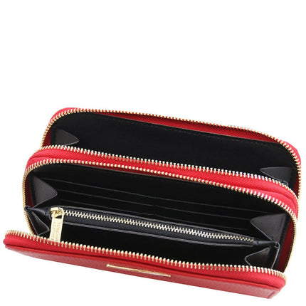 Mira - Double zip around leather wallet | TL142331