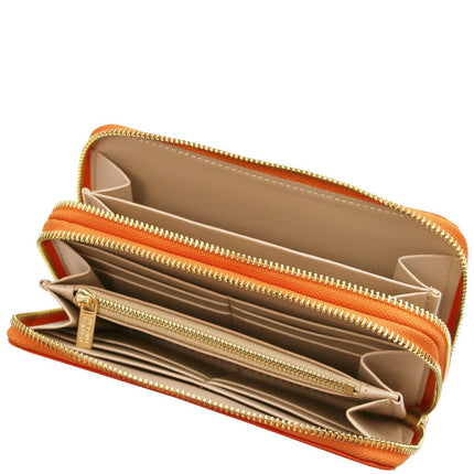 Mira - Double zip around leather wallet | TL142331