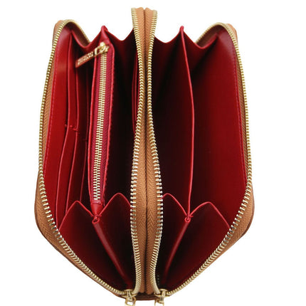 Mira - Double zip around leather wallet | TL142331