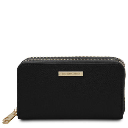 Mira - Double zip around leather wallet | TL142331