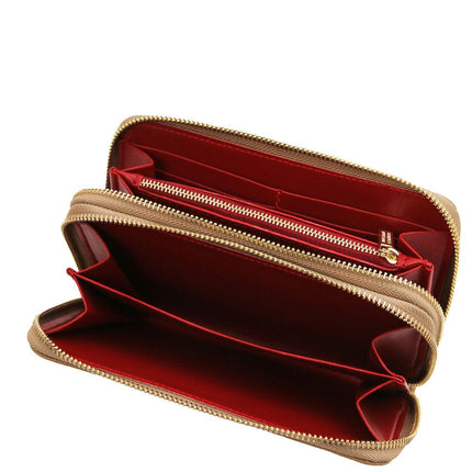 Mira - Double zip around leather wallet | TL142331