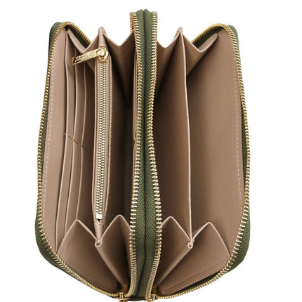 Mira - Double zip around leather wallet | TL142331