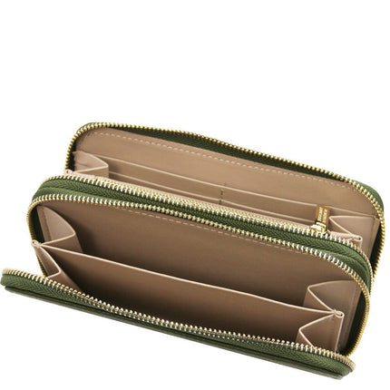 Mira - Double zip around leather wallet | TL142331