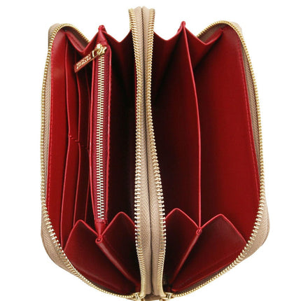 Mira - Double zip around leather wallet | TL142331