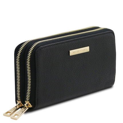 Mira - Double zip around leather wallet | TL142331
