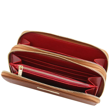 Mira - Double zip around leather wallet | TL142331