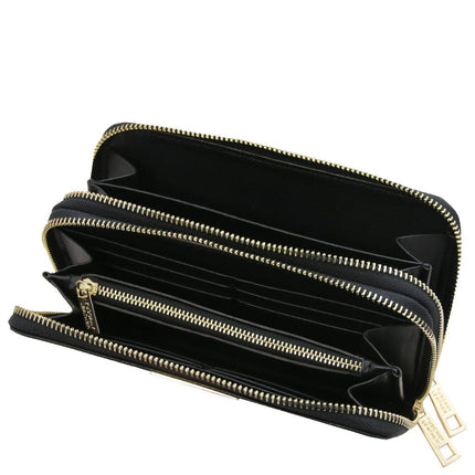 Mira - Double zip around leather wallet | TL142331
