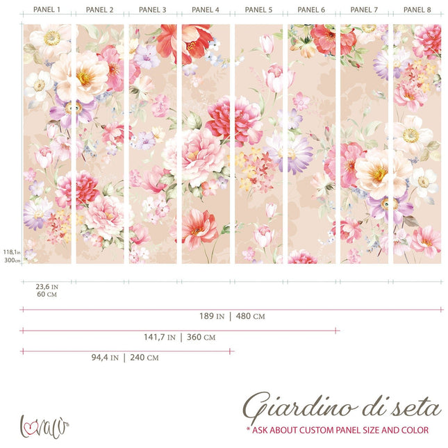 Murale - Giardino di seta