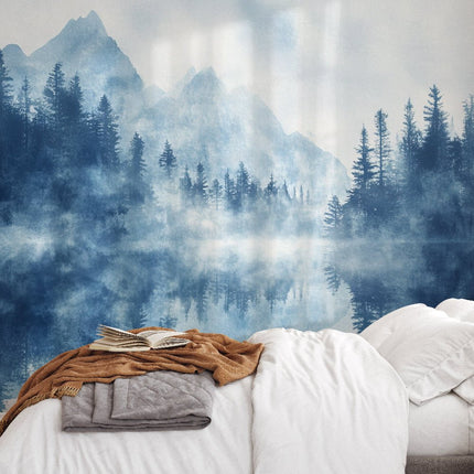 Murale - RIFLESSI BLU