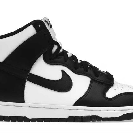 nike dunk high black white (2021)