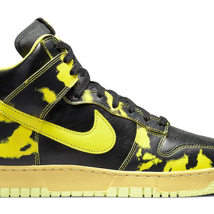 nike dunk high 1985 yellow acid wash