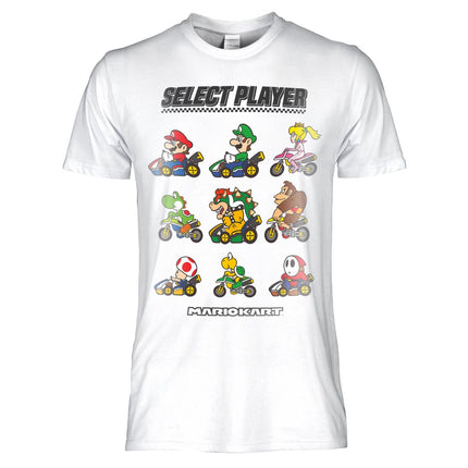 NINTENTO - T-shirt Super Mario Kart 12 - 13 anni bianca