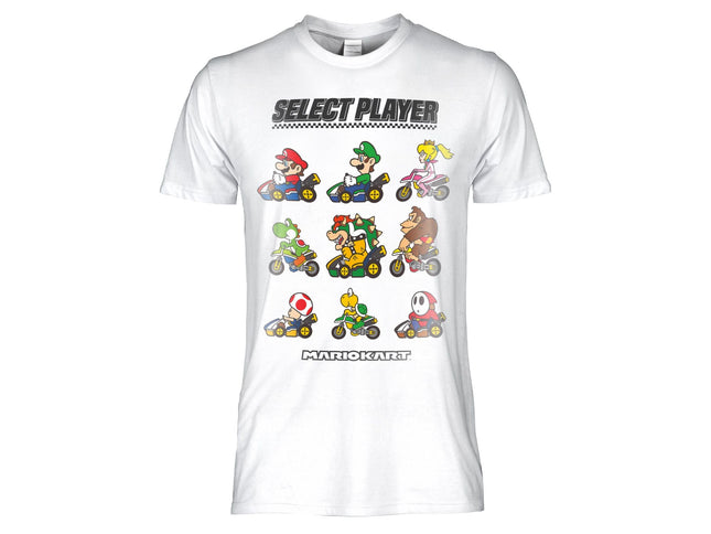 NINTENTO - T-shirt Super Mario Kart 12 - 13 anni bianca