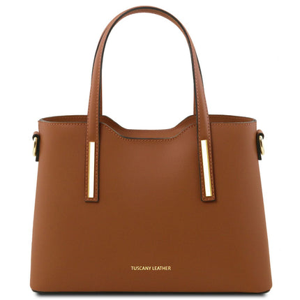 Olimpia - Italian leather tote - Small size | TL141521
