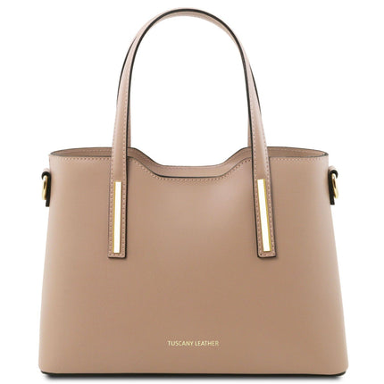 Olimpia - Italian leather tote - Small size | TL141521