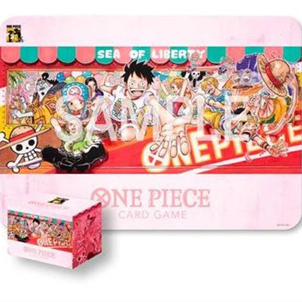 ONE PIECE CARD GAME - 25TH ANNIVERSARY - PLAYMAT & CARD CASE SET - ENG