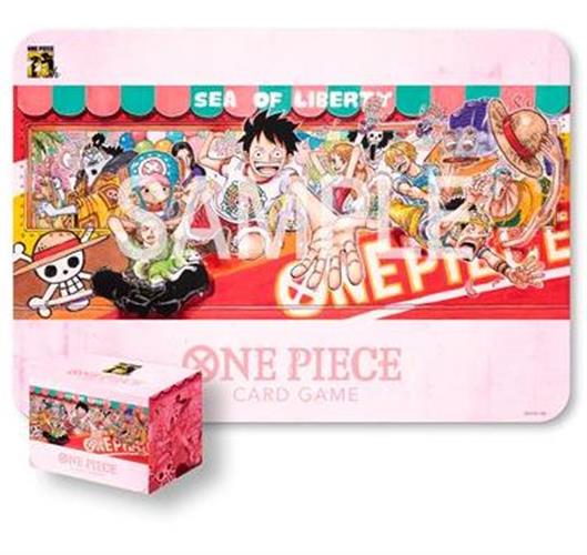 ONE PIECE CARD GAME - 25TH ANNIVERSARY - PLAYMAT & CARD CASE SET - ENG