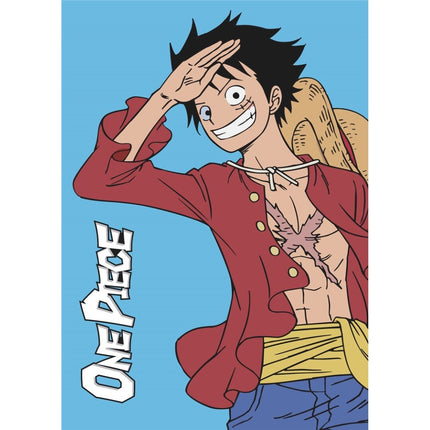 ONE PIECE - Coperta in pile: "Luffy" (100x140cm)