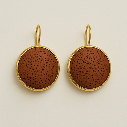 Orecchini Lava Drop – Placcati in oro