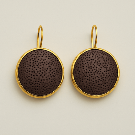 Orecchini Lava Drop – Placcati in oro