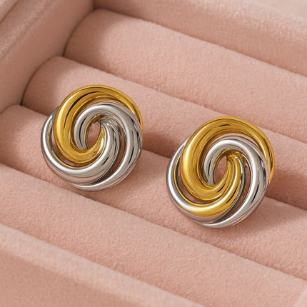 Orecchino Bicolor Spiral