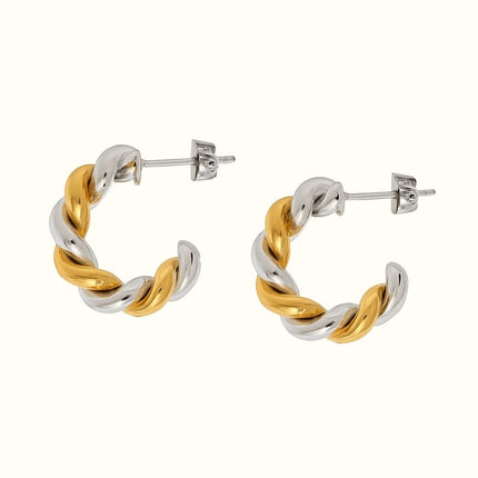 Orecchino Bicolor Torchon