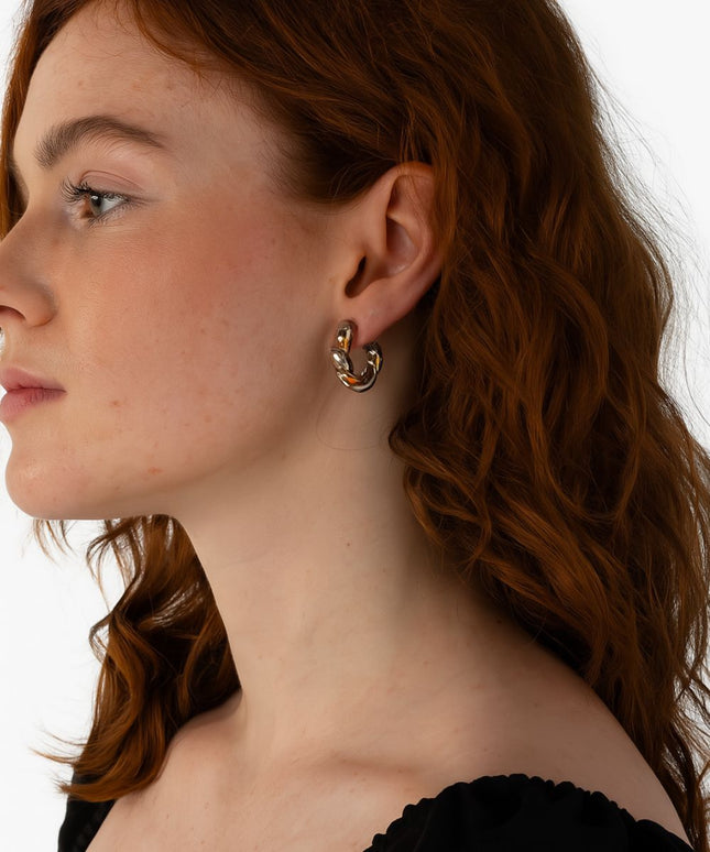 Orecchino Bicolor Torchon