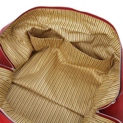 Oslo - Travel leather duffel bag - Weekender bag | TL141913