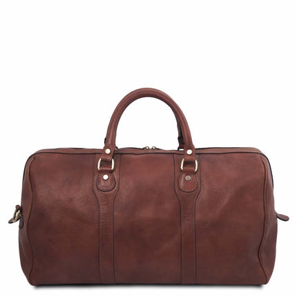 Oslo - Travel leather duffel bag - Weekender bag | TL141913