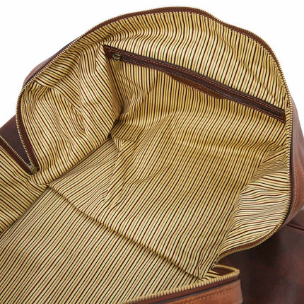 Oslo - Travel leather duffel bag - Weekender bag | TL141913