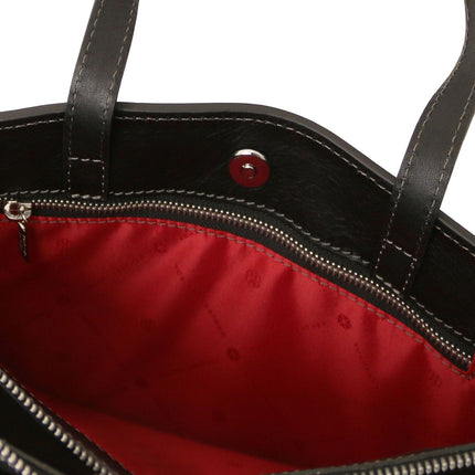 Palermo - Italian leather 3 - compartment briefcase for women | TL142452