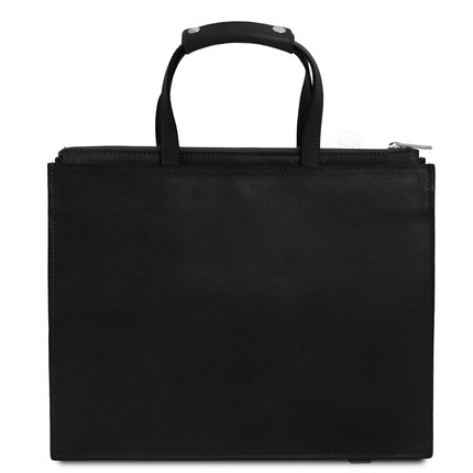 Palermo - Italian leather 3 - compartment briefcase for women | TL142452