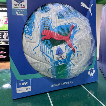 Pallone Calcio Puma Official Match Ball Serie A Orbita Bianco 2025/2026 Fifa Quality PRO in Box