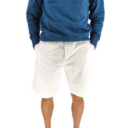 Pantaloncini Bermuda Uomo Panna