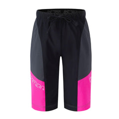 Pantaloncini Block Bambina Nero/Intense Violet